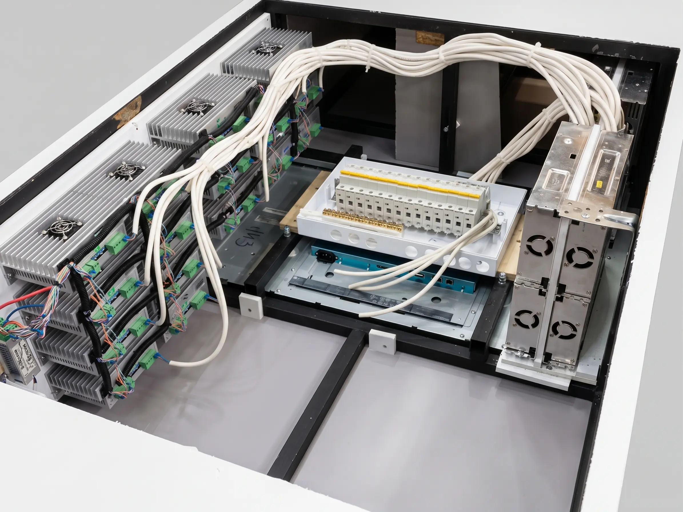 Drive cabinet wiring